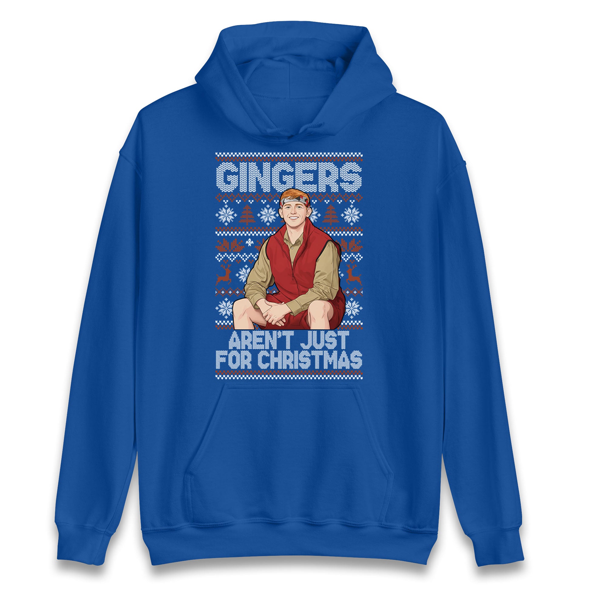 Angry Ginge Xmas Hoodie