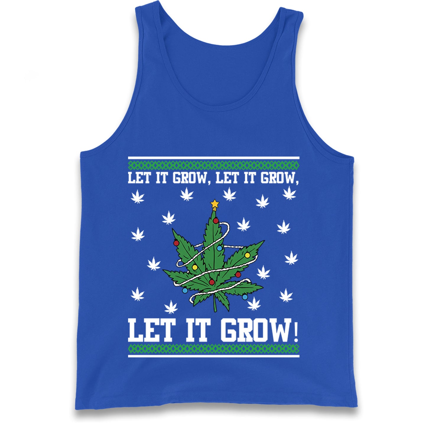 Cannabis Christmas Tank Top