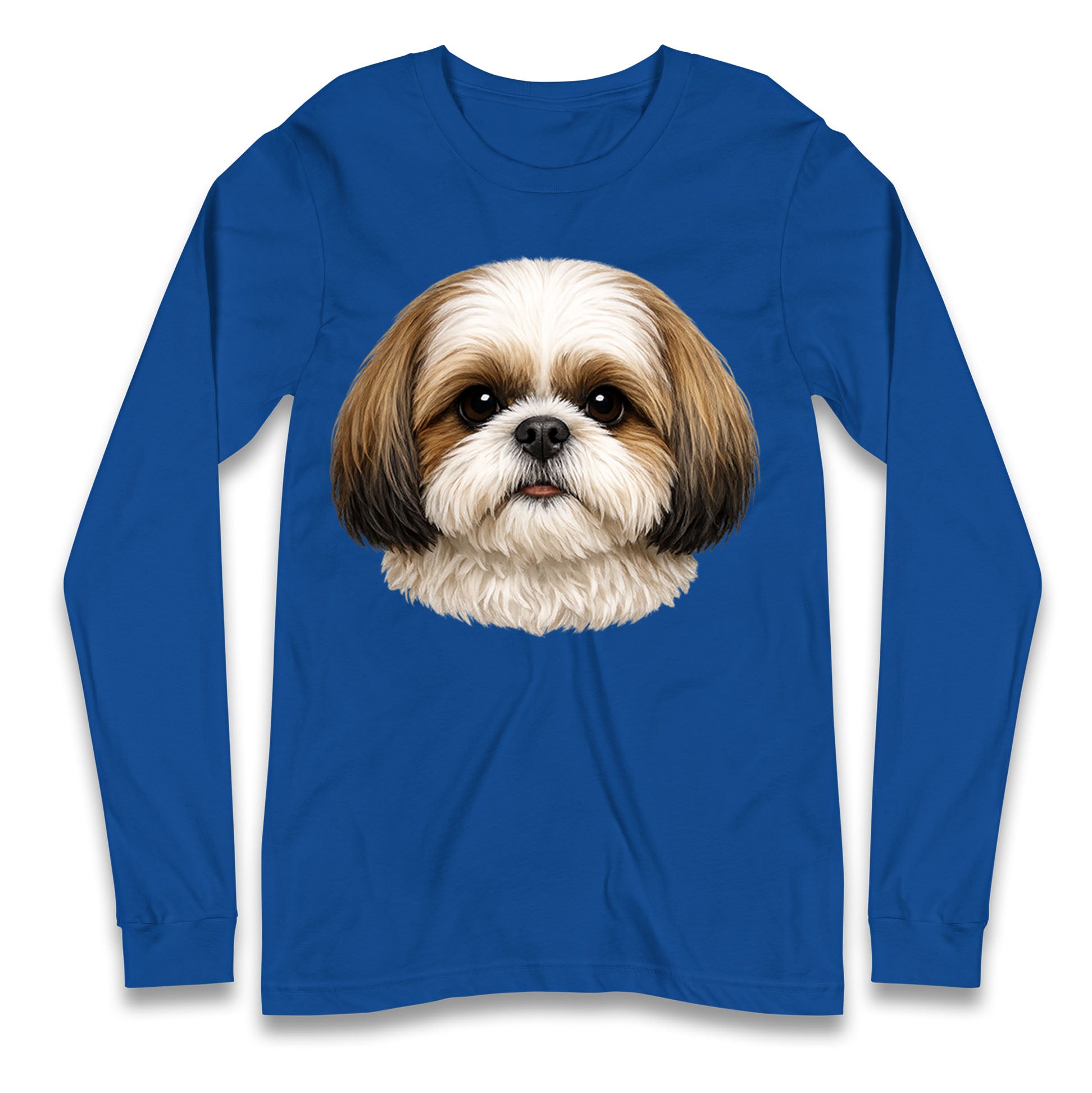 Shih Tzu Face Longsleeve T Shirt