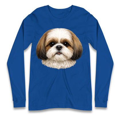 Shih Tzu Face Longsleeve T Shirt