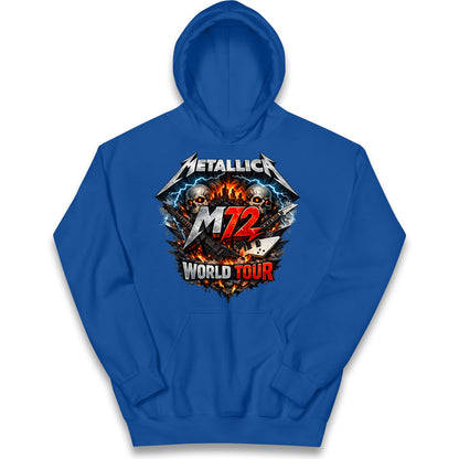 Metallica M72 World Tour Kids Hoodie