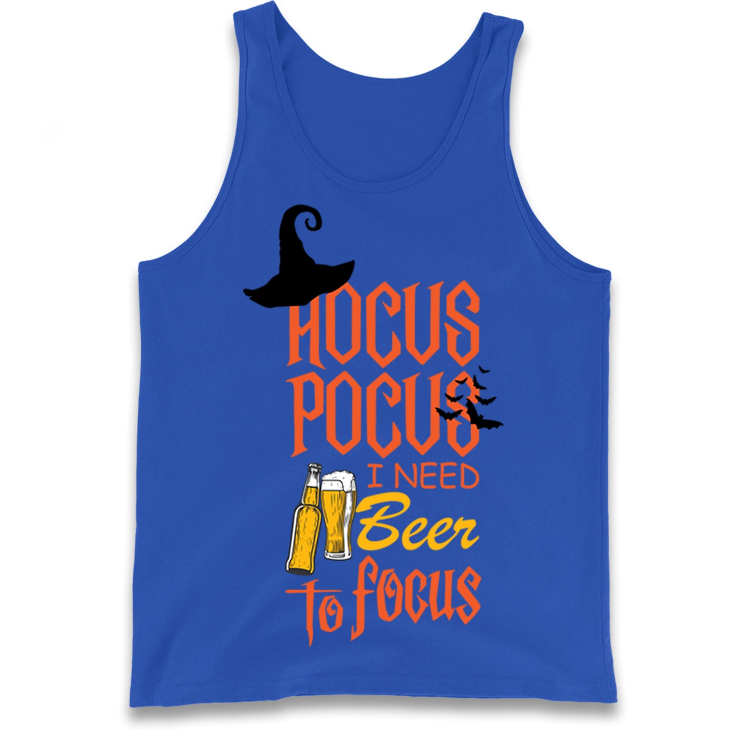 Hocus Pocus I Need Beer To Focus Tank Top
