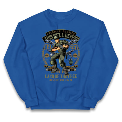 American Soldier Kids Jumper