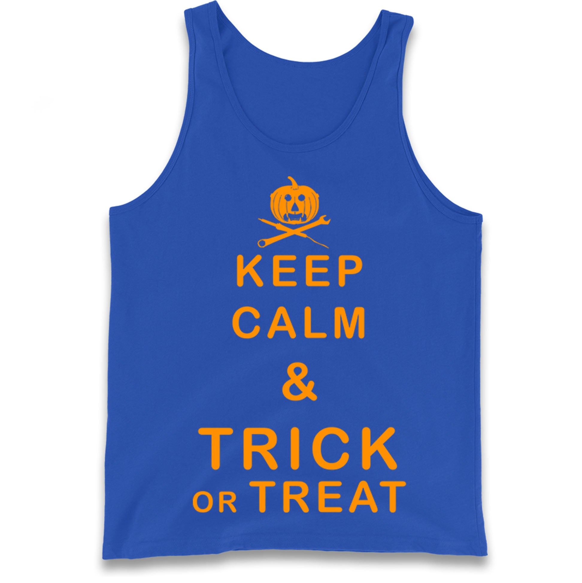 Keep Calm And Trick Or Treat Tank Top
