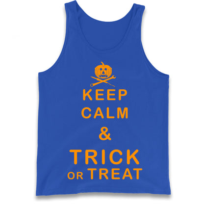 Keep Calm And Trick Or Treat Tank Top
