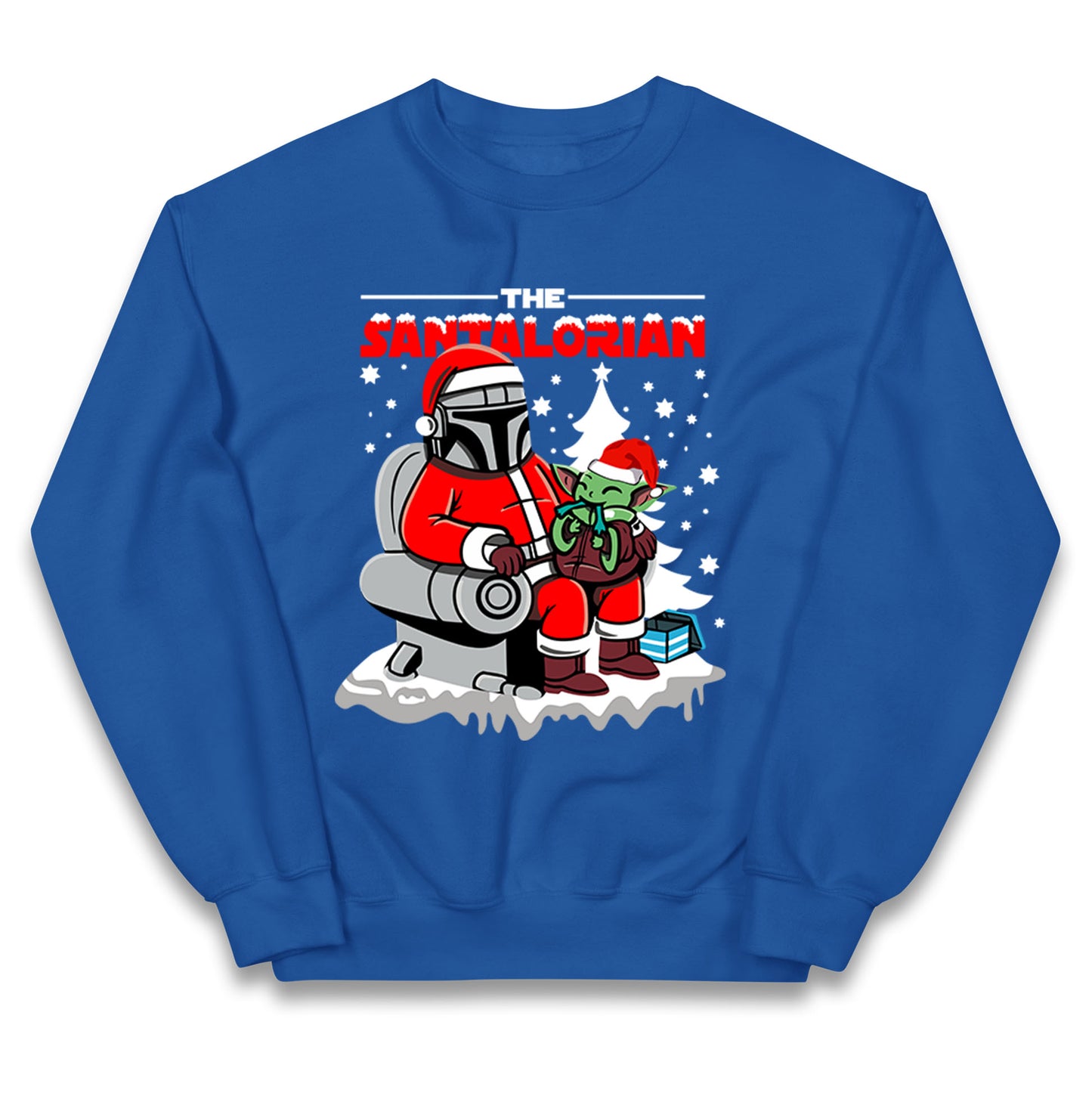 Mandalorian Christmas Kids Jumper