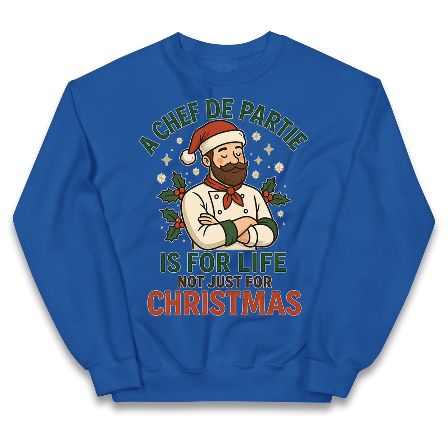 Chef De Partie Christmas Kids Jumper 