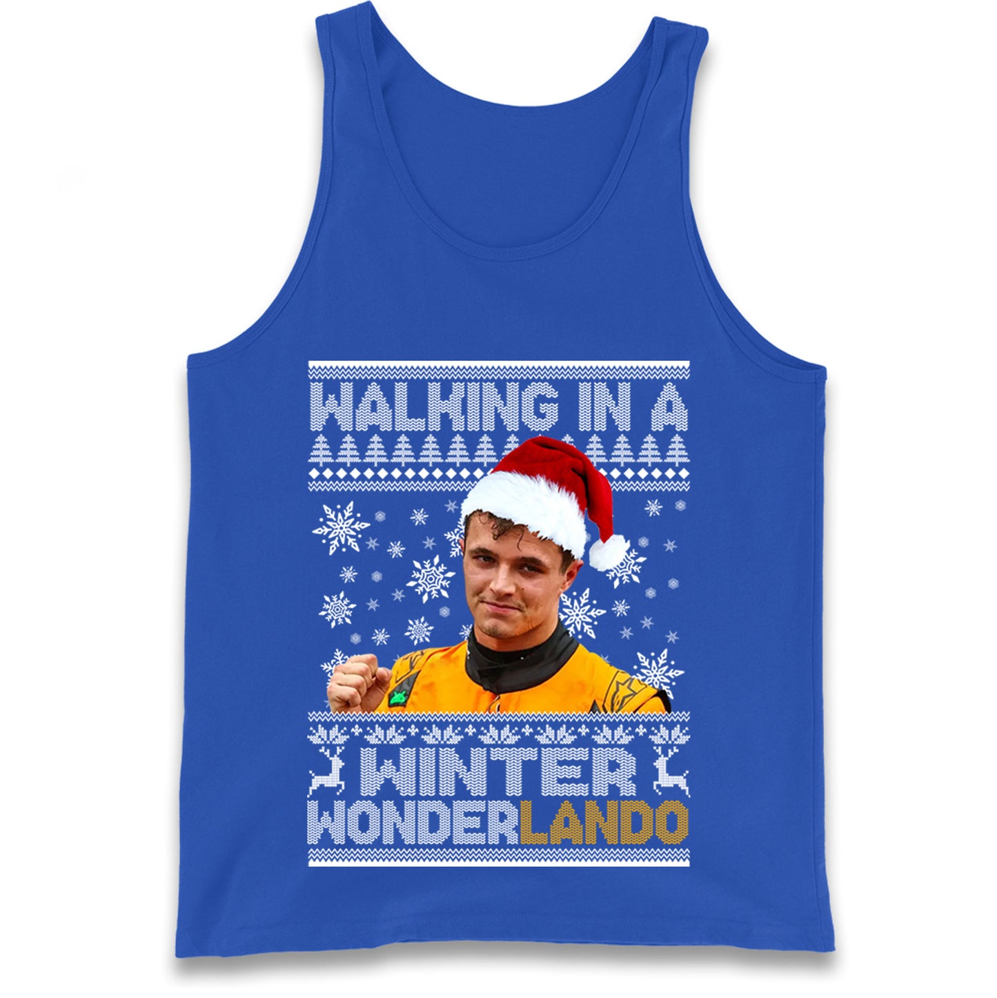 Lando Norris Christmas Tank Top