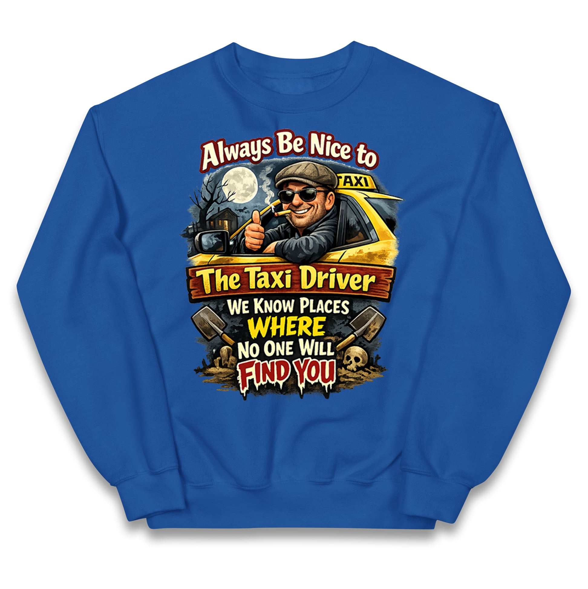 Taxi Driver Kids Jumper
