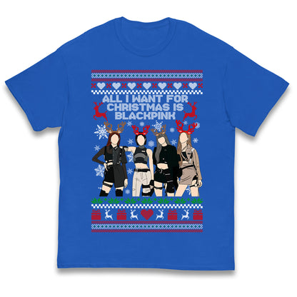 BlackPink Christmas Kids T Shirt
