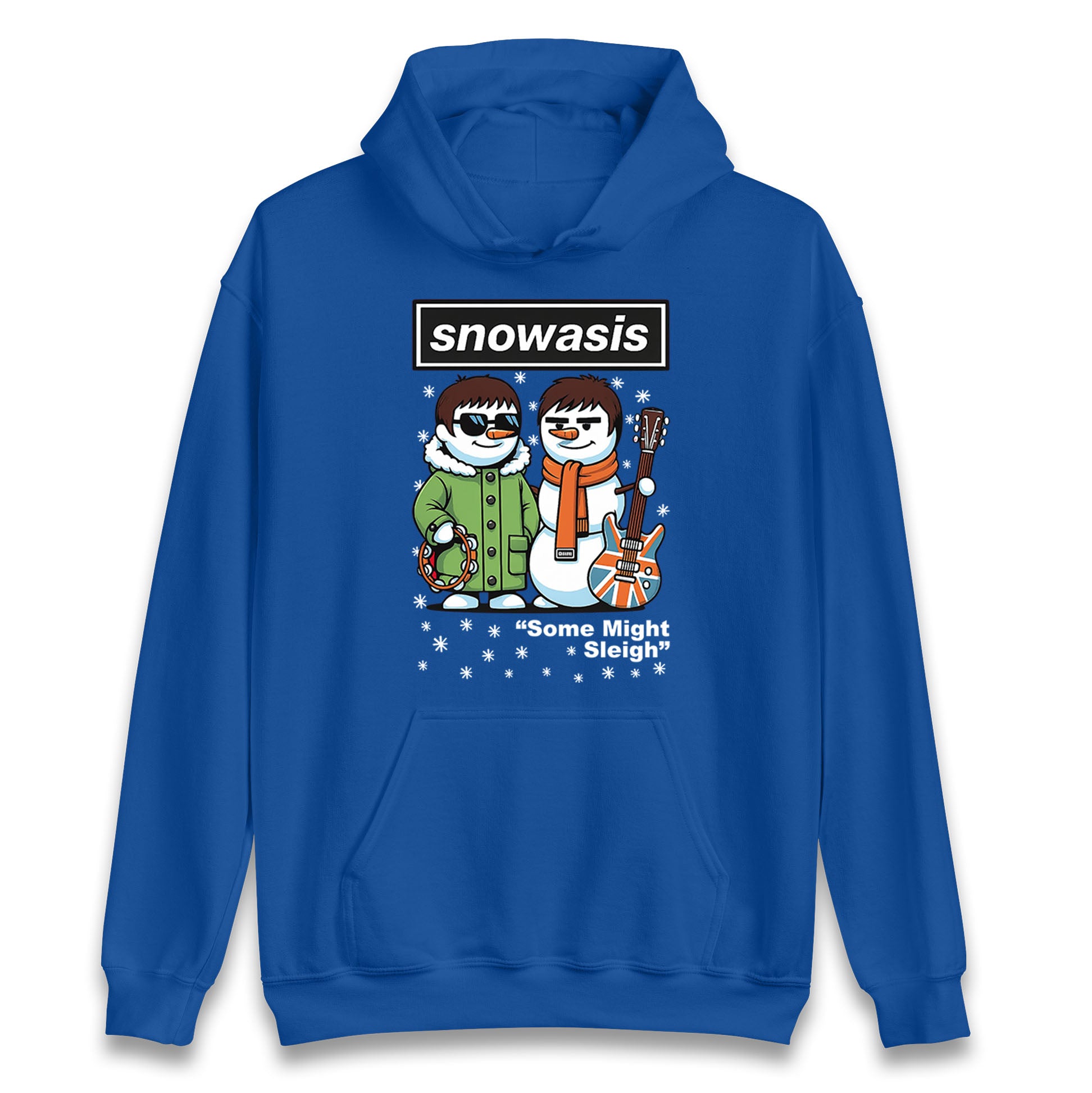 Funny Snowasis Might Sleigh Xmas Music Hoodie