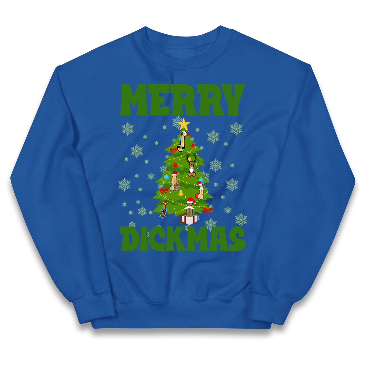 Merry Dickmas Funny Christmas Jumper