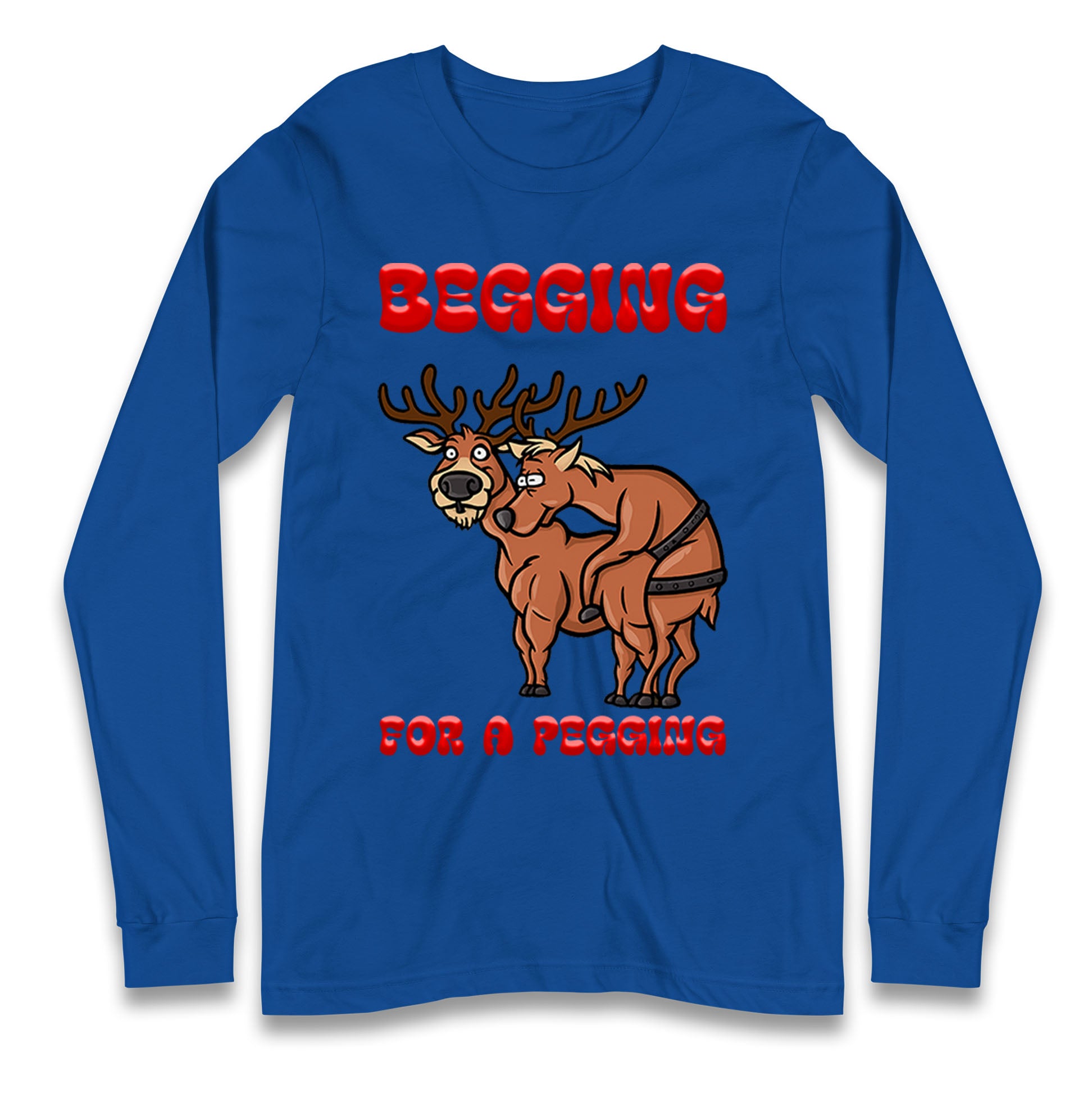 Deer Christmas Longsleeve T Shirt