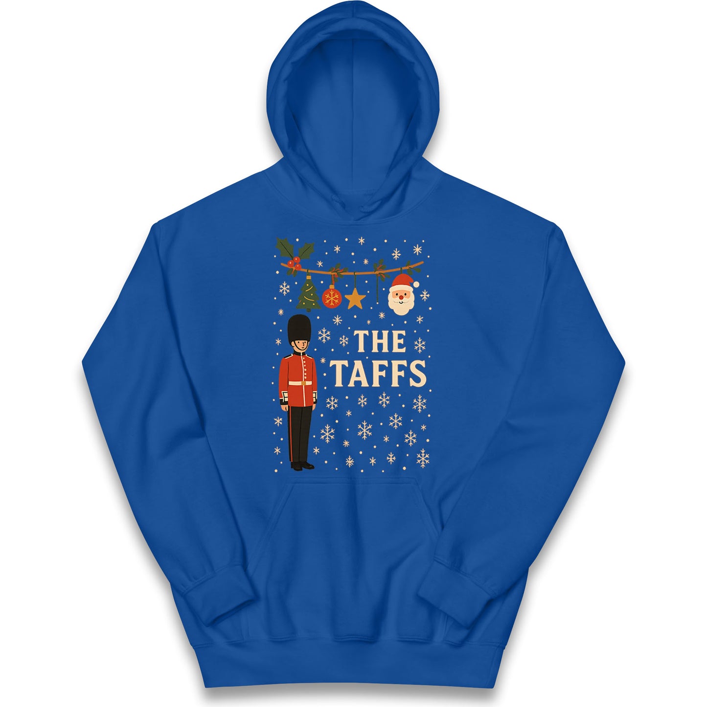 The Taffs Welsh Guards Christmas Kids Hoodie