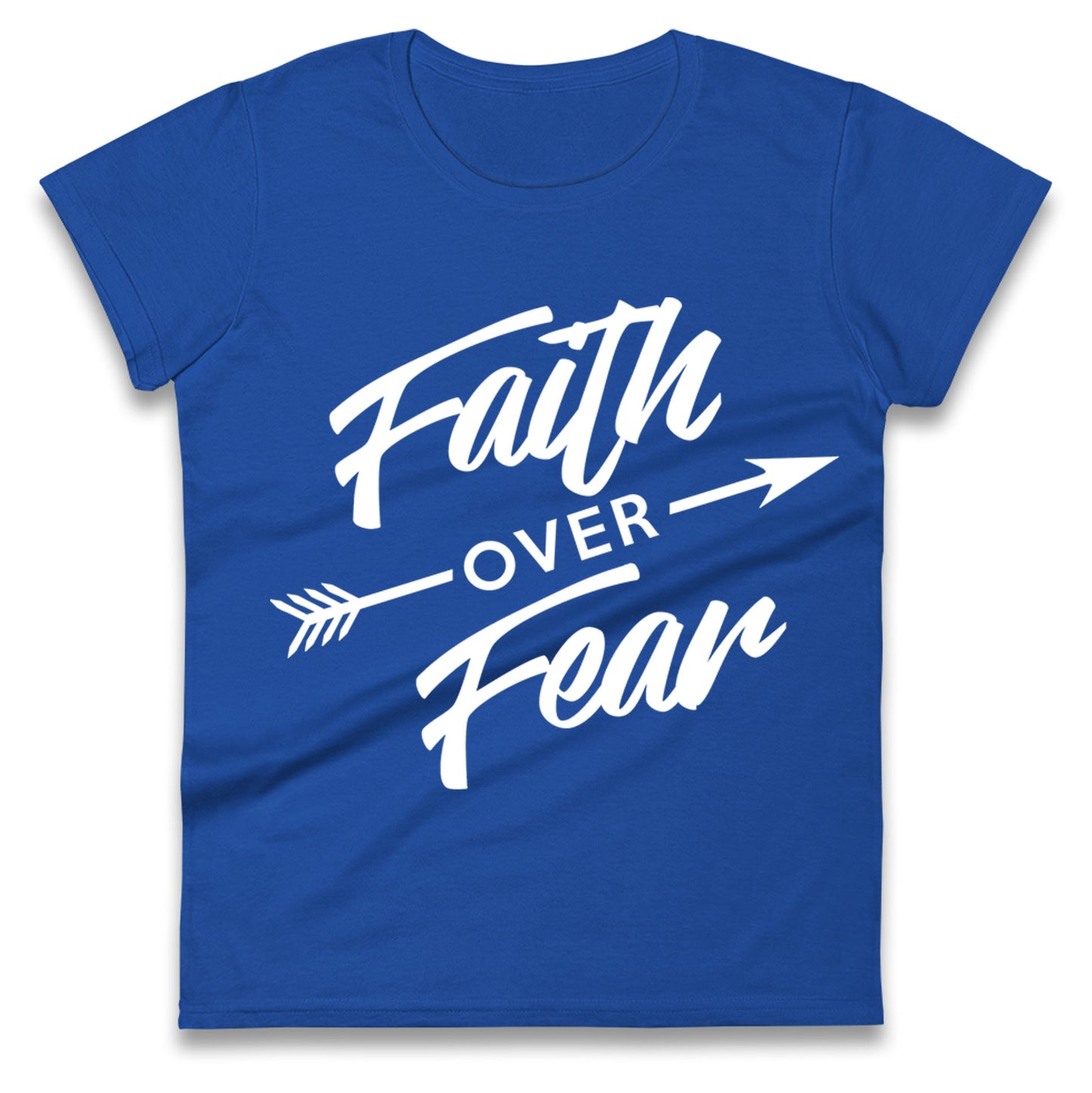 Faith Over Fear Womens Tee Top