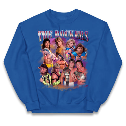 Retro The Rockers Bootleg Wrestling Kids Jumper