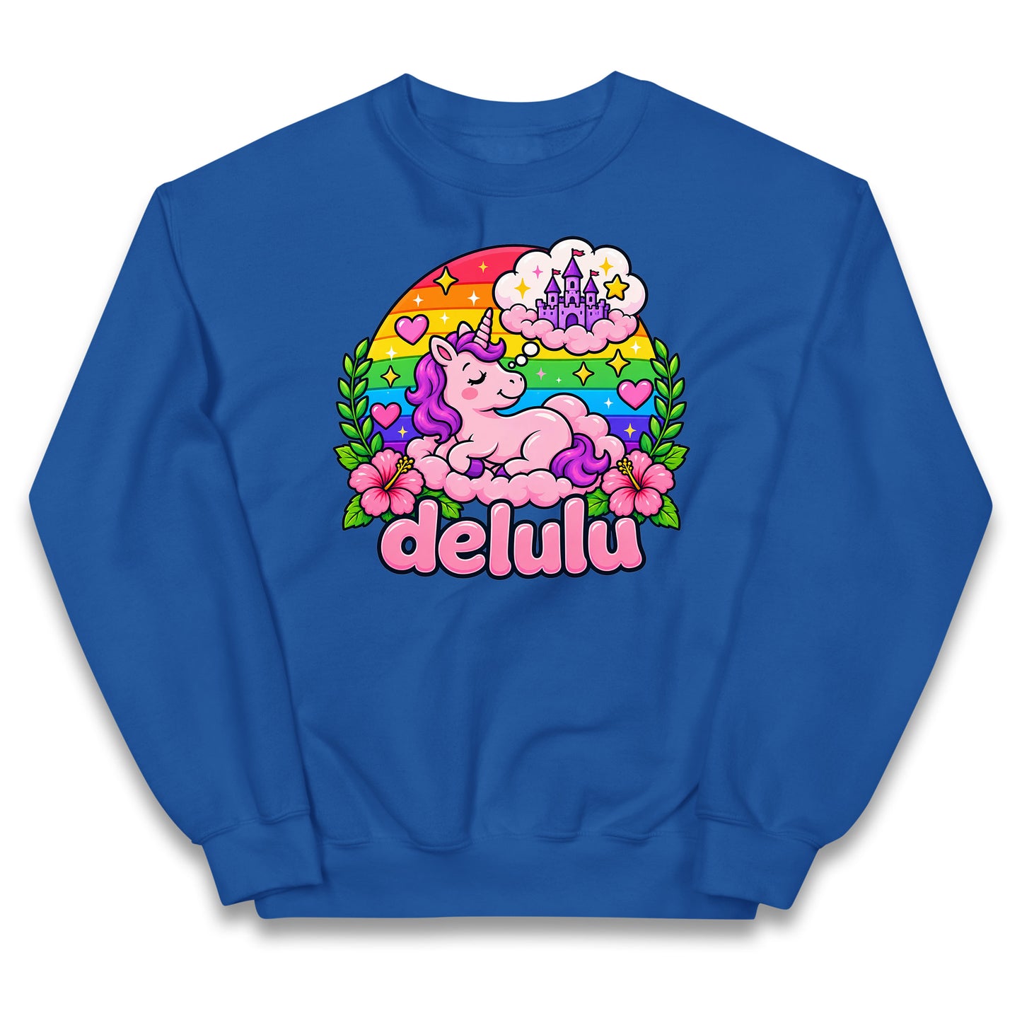 Delulu Unicorn Kids Jumper