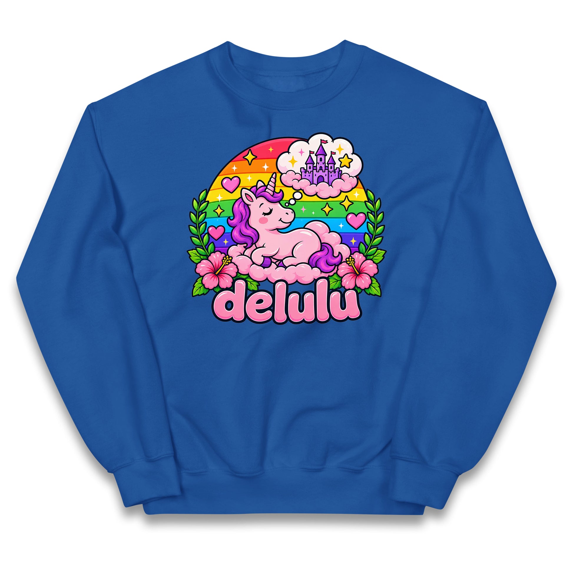 Delulu Unicorn Kids Jumper