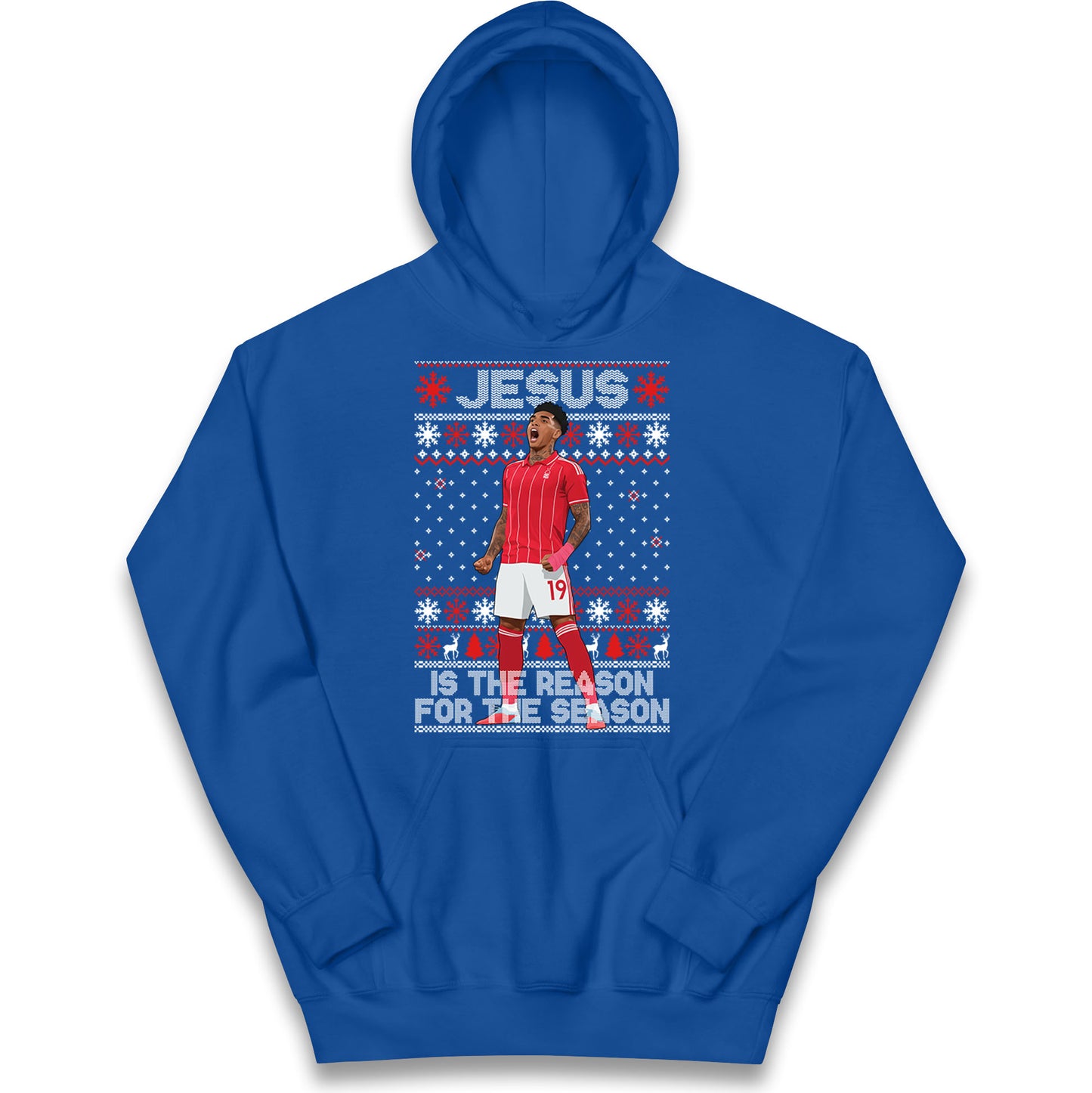Nottm Forest FC Christmas Kids Hoodie