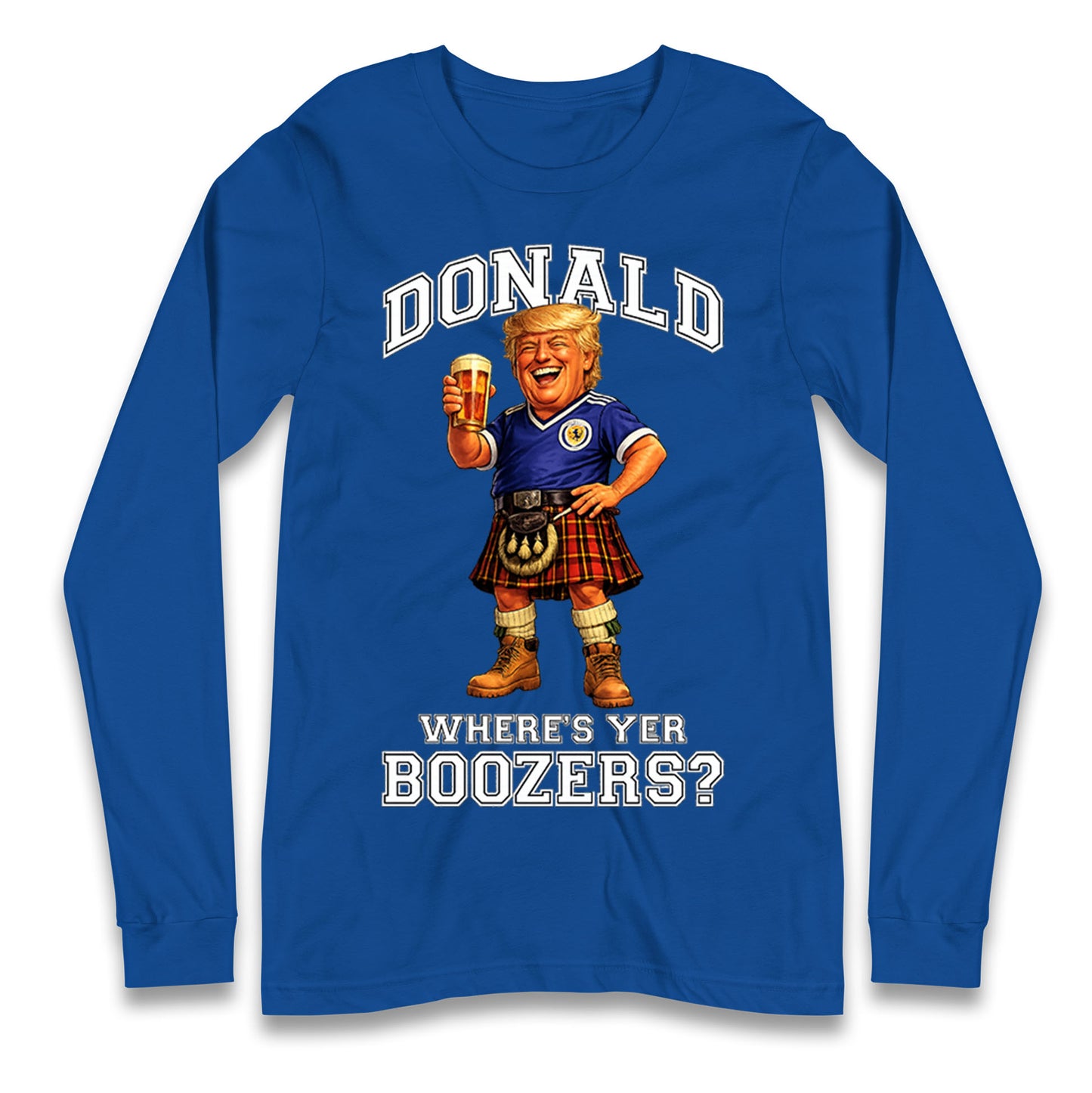 Donald Trump Scotland World Cup Longsleeve T Shirt 