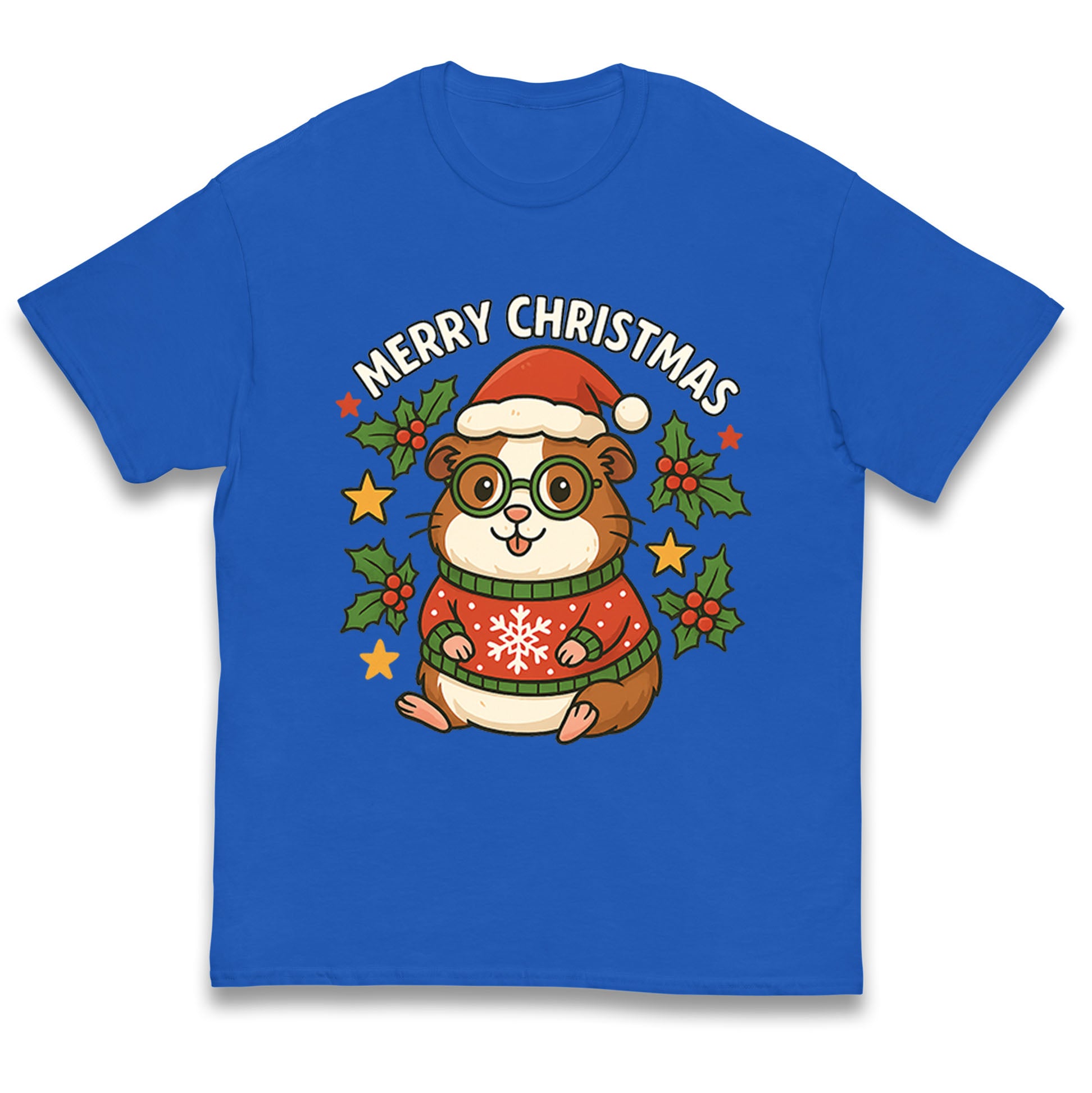 Guinea Pig Christmas Kids T Shirt