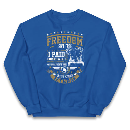 United States Veteran Kids Jumper
