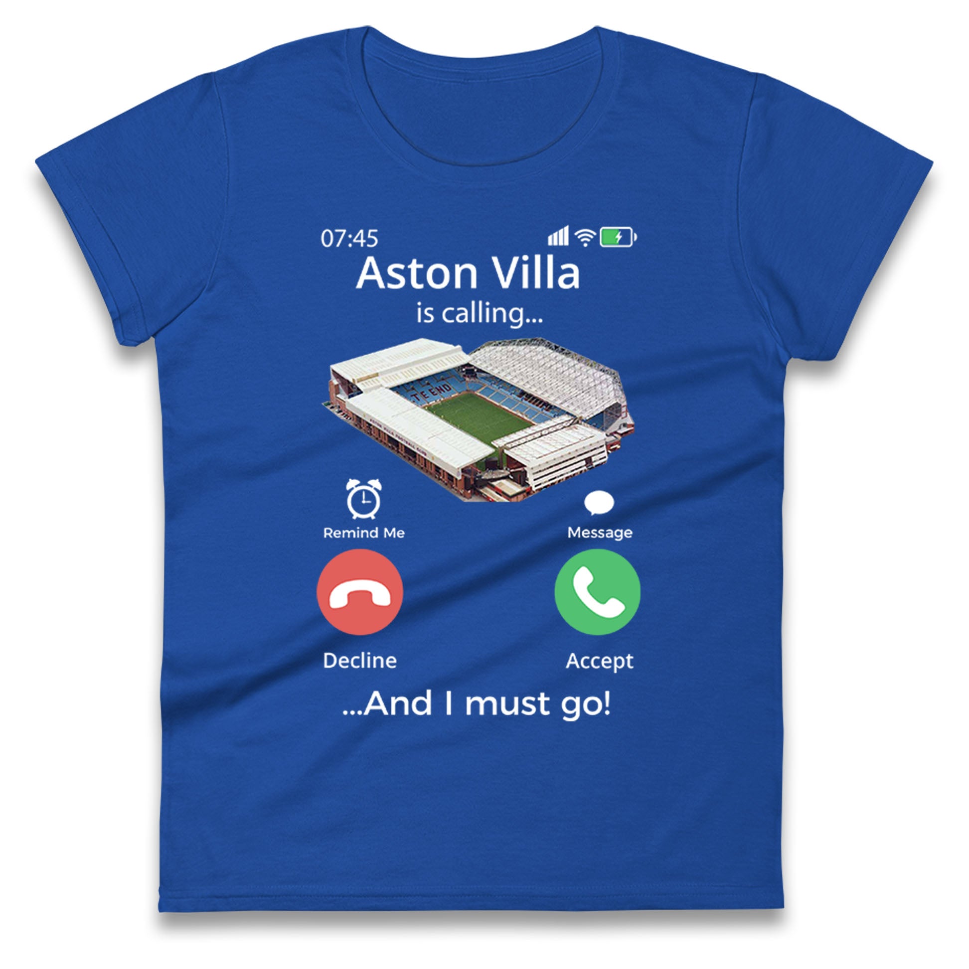 aston villa womens t shirt