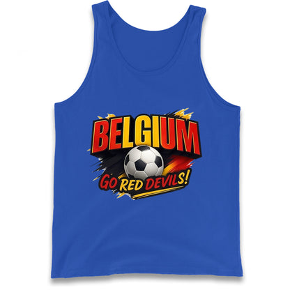 Belgium Retro Football Tank Top