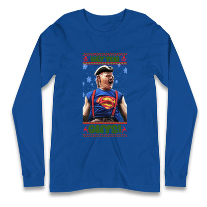 sloth christmas long sleeve t shirt