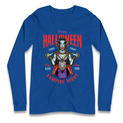 Halloween Vampire Longsleeve T Shirt