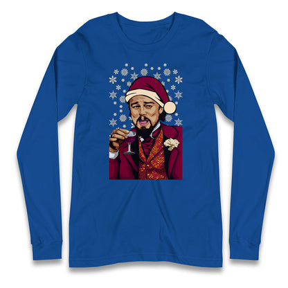 leonardo dicaprio christmas long sleeve t shirt
