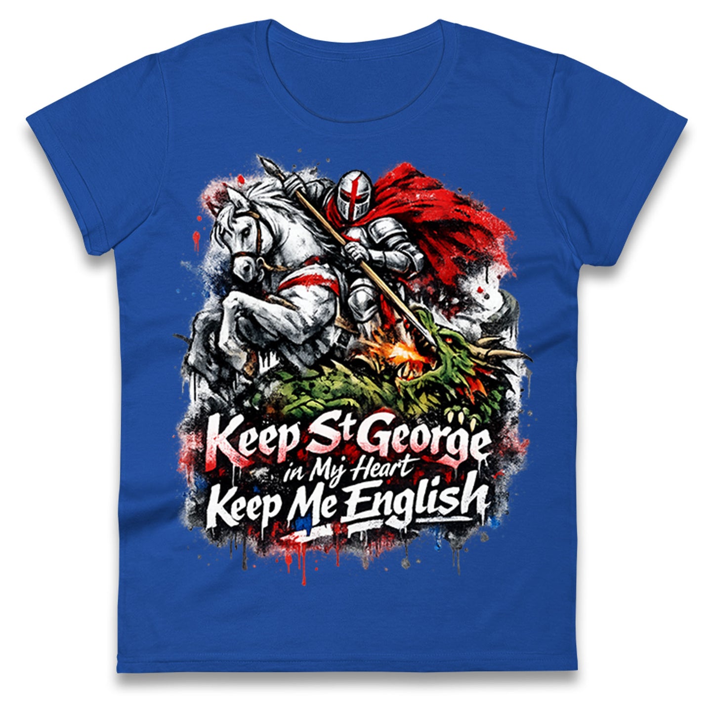 St gorges Cross Ladies T Shirt