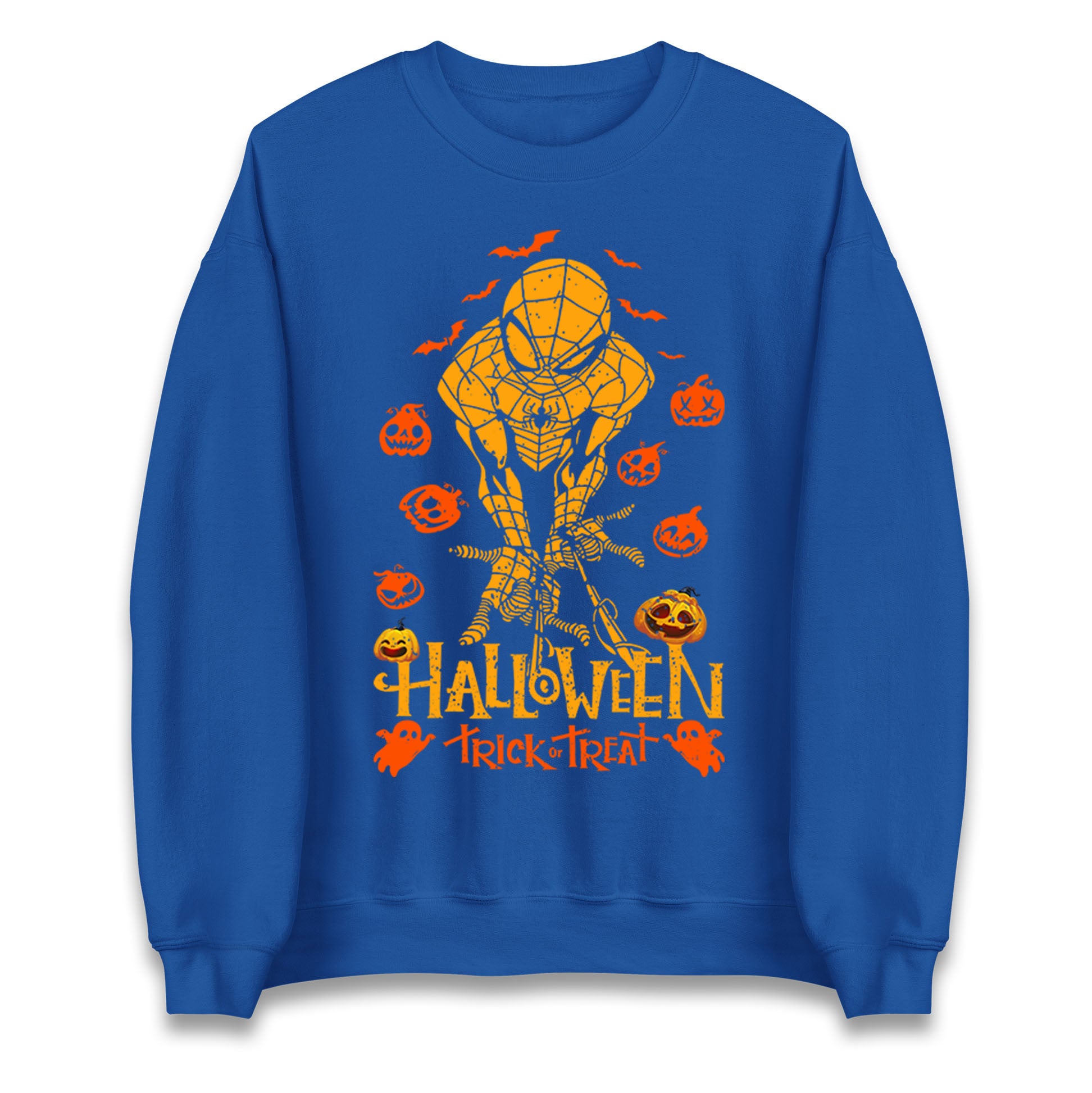 Spiderman Trick Or Treat Halloween Sweatshirt
