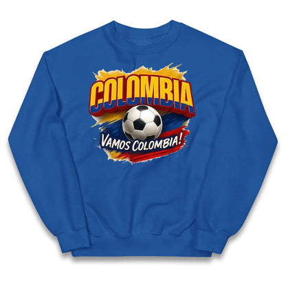 Colombia Retro World Cup Kids Jumper