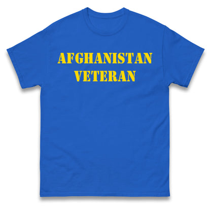 Afghanistan Veteran T Shirt 
