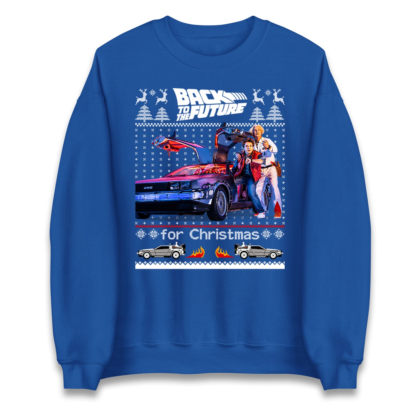 Back To The Future Christmas Jumper