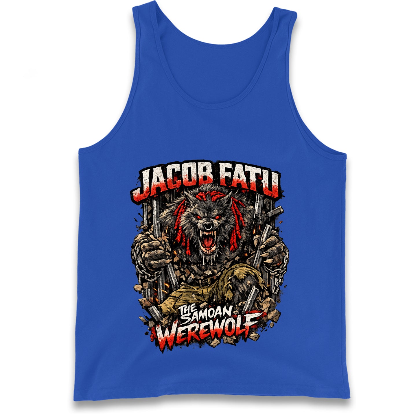 Jacob Fatu The Samoan Werewolf Tank Top