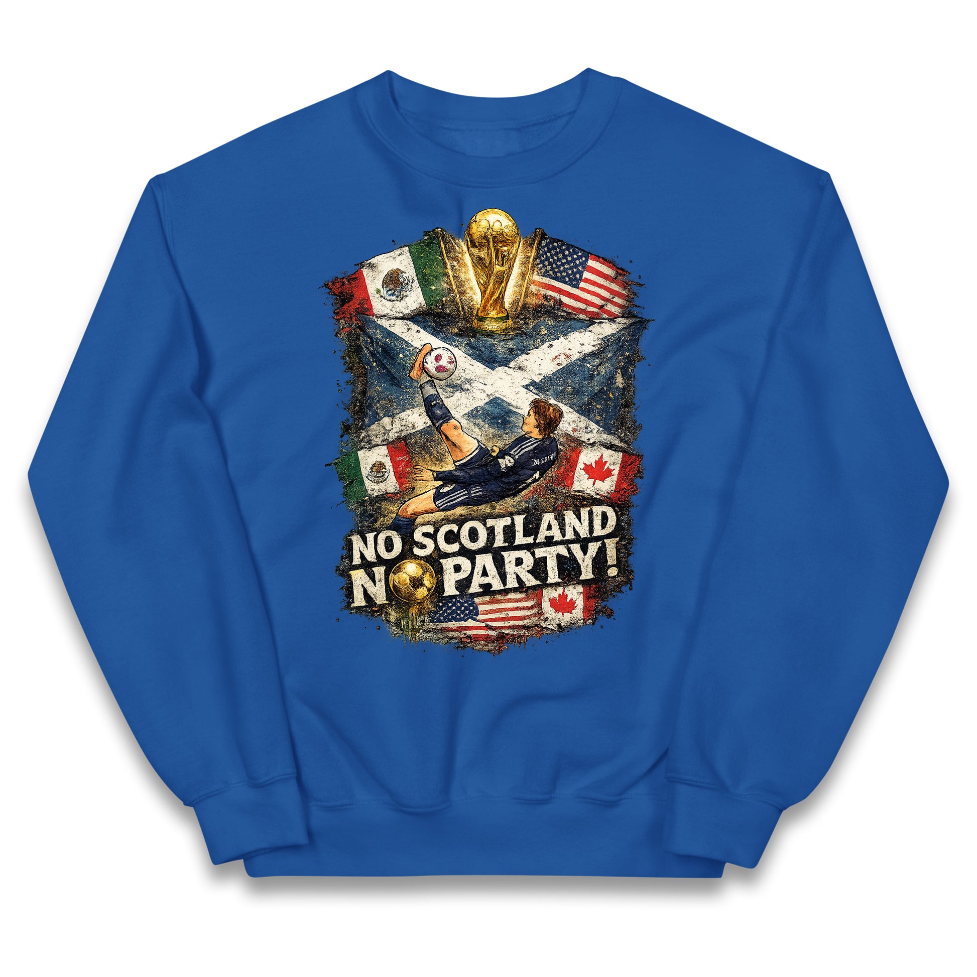 No Scotland No Party World Cup 2026 Kids Jumper