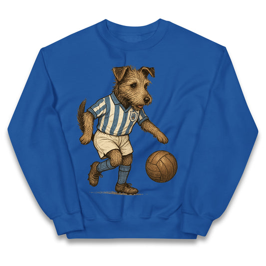Retro Huddersfield Town Christmas Kids Jumper