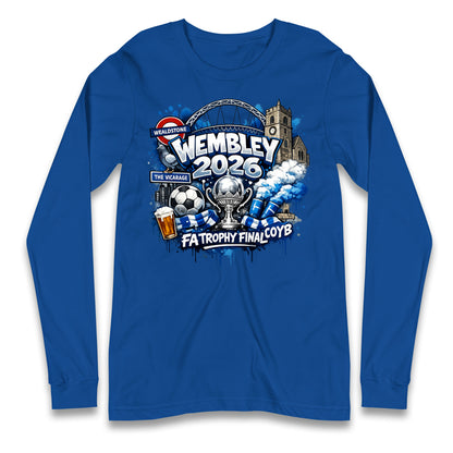 Wealdstone FA Trophy Final Wembley 2026 | Buy FA Trophy Wear Longsleeve T Shirt 