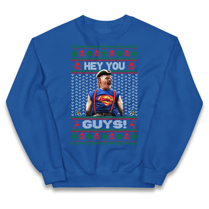 Goonies Sloth Christmas Kids Jumper