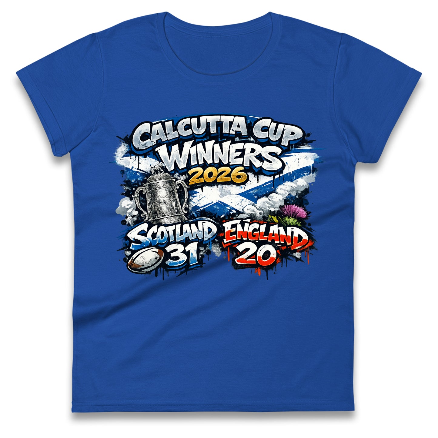 Scotland Calcutta Cup Winners 2026 Ladies Shirt