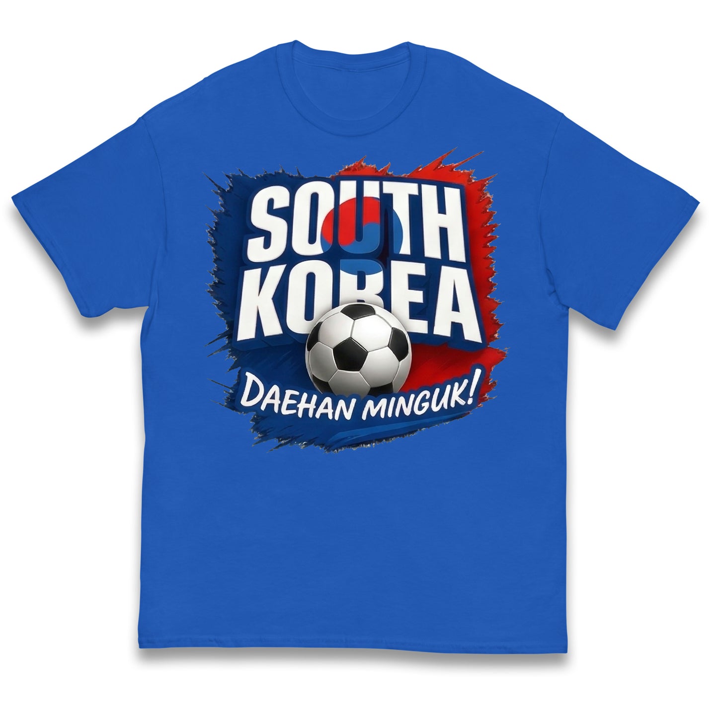 South Korea Football Kids T Shirt