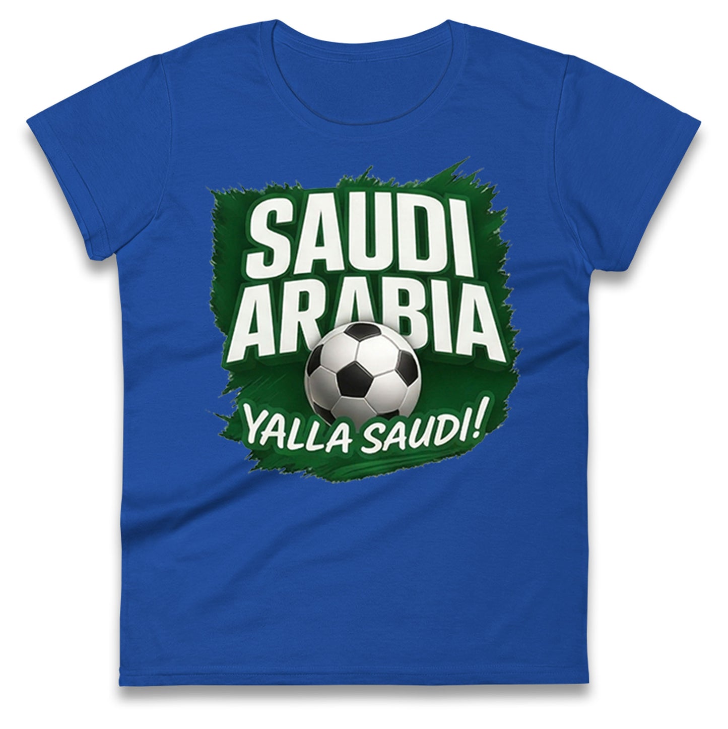 Saudi Arabia Retro World Cup Ladies T Shirt 