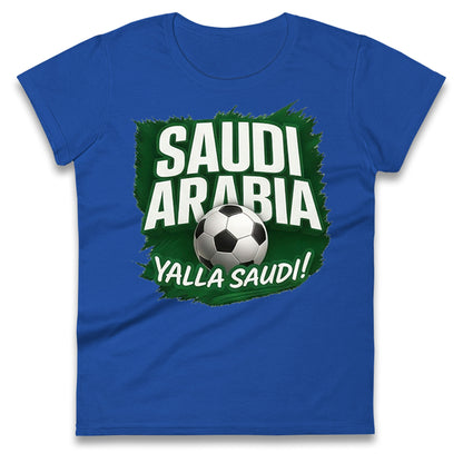 Saudi Arabia Retro World Cup Ladies T Shirt 