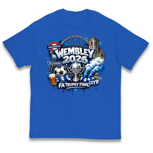 Wealdstone FA Trophy Final Wembley 2026 | Buy FA Trophy Wear Kids T Shirt 