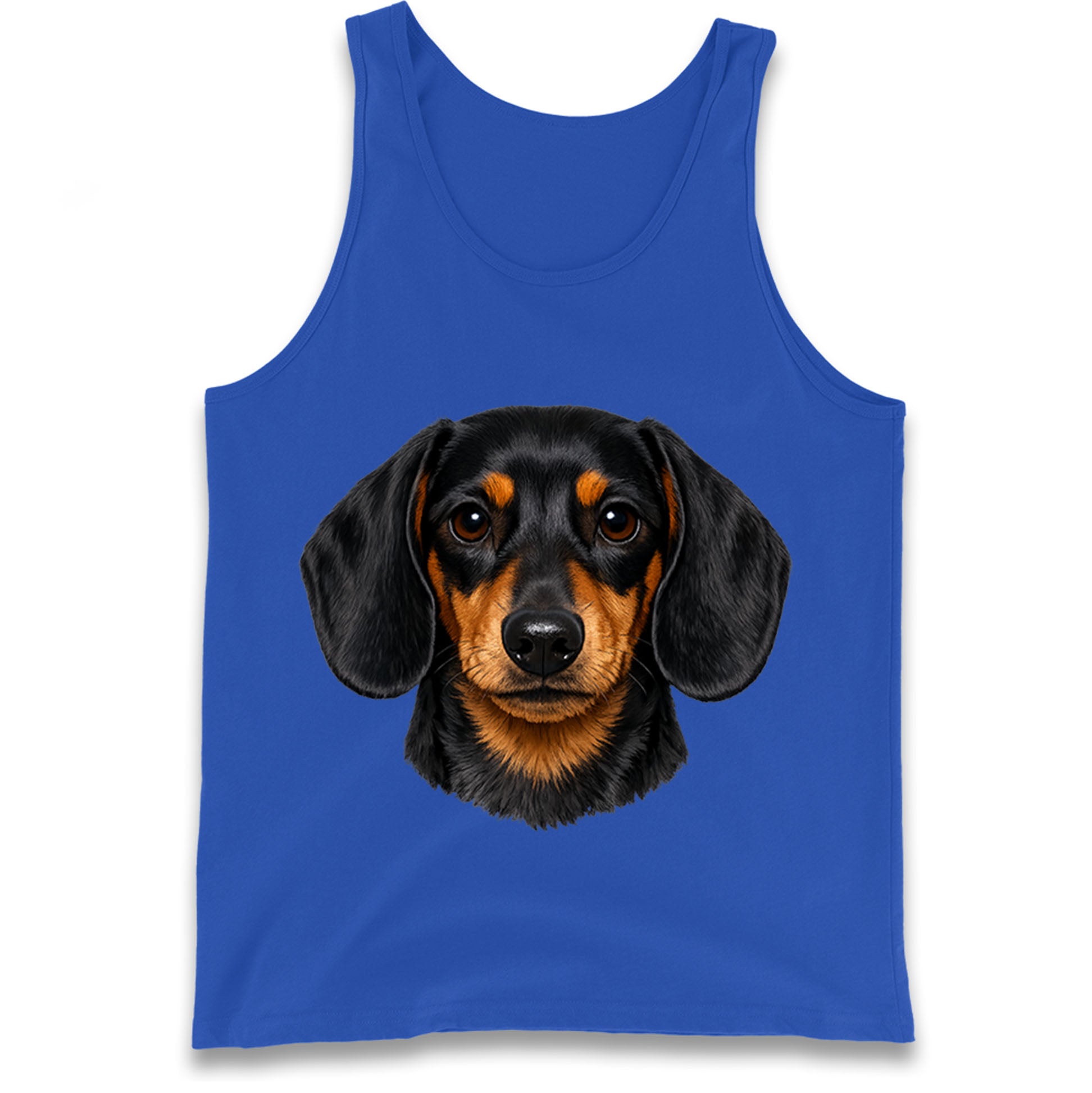 Dachshund Dog Face Tank Top