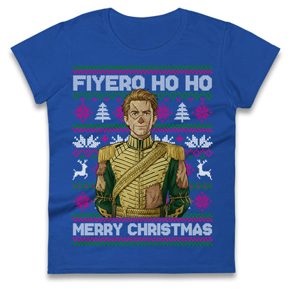 Prince Fiyero Wicked Christmas Ladies T Shirt