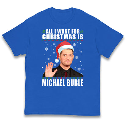 Michael Buble Kids T Shirt 