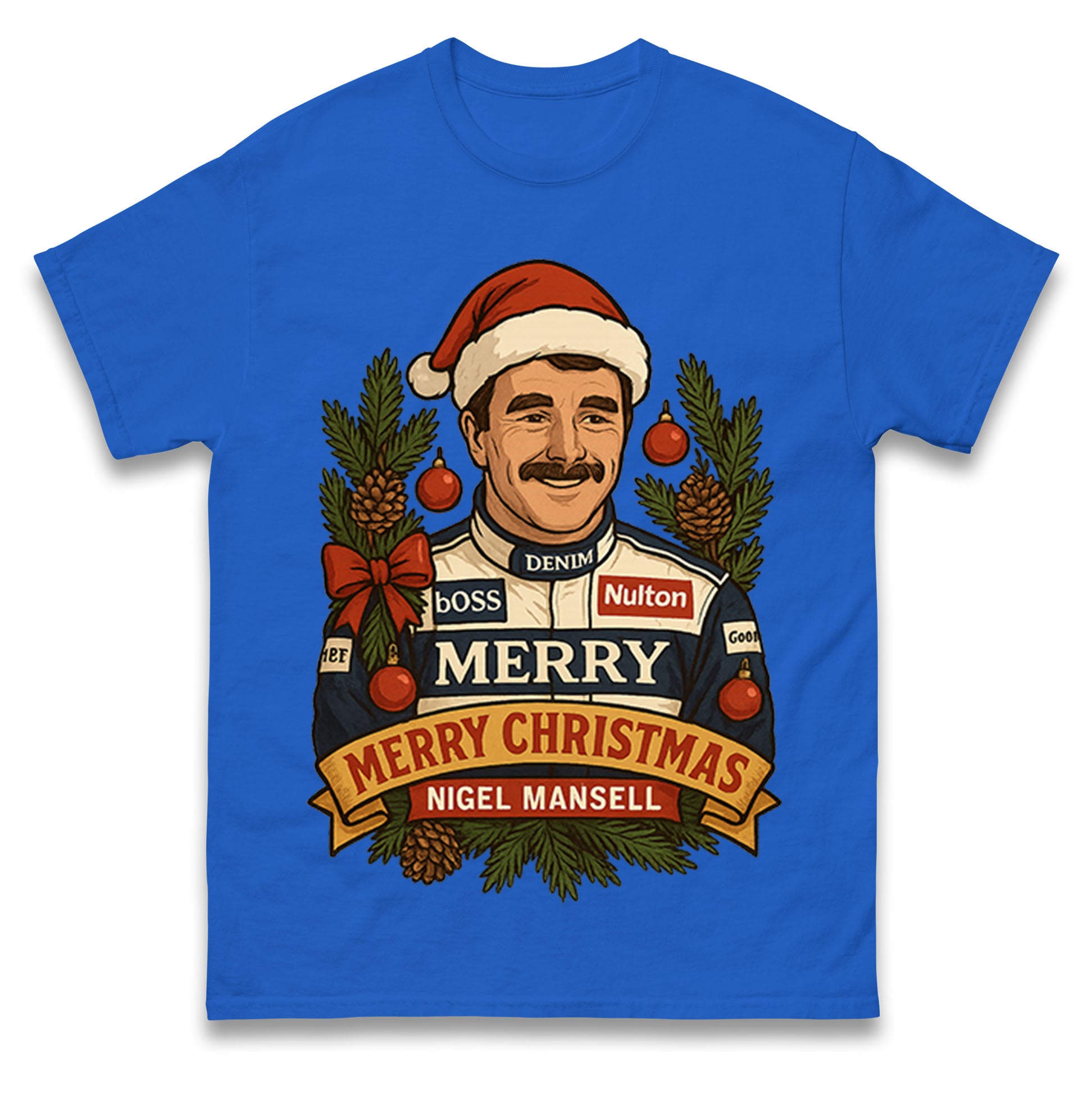 Nigel Mansell Christmas T Shirt